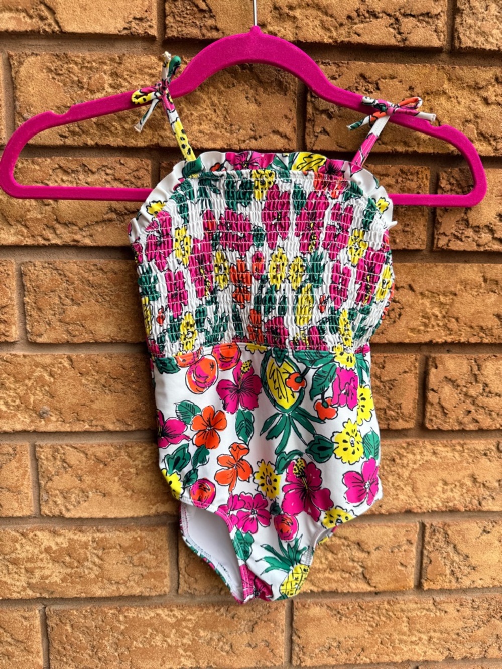Tucker + Tate Floral Smocked One Piece Swimsuit